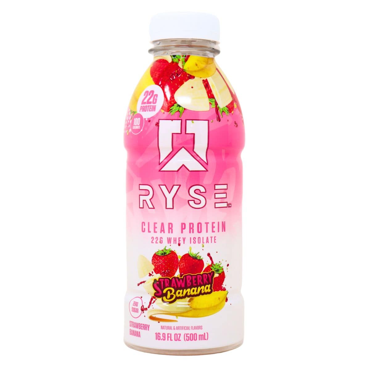 RYSE Clear Protein Drink Strawberry Banana, 500mL