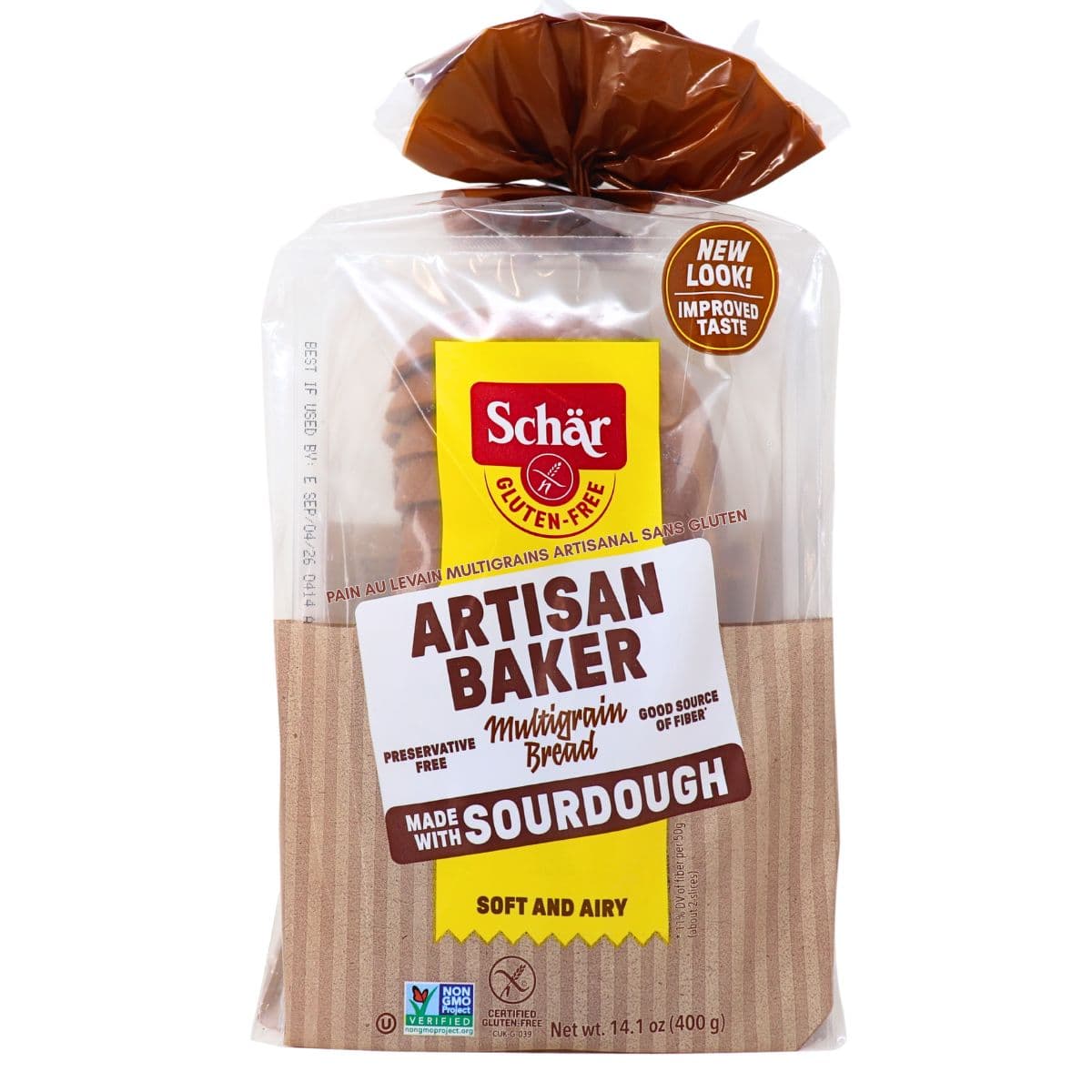 Schär Gluten Free Artisan Baker Multigrain Sourdough Bread, 400g