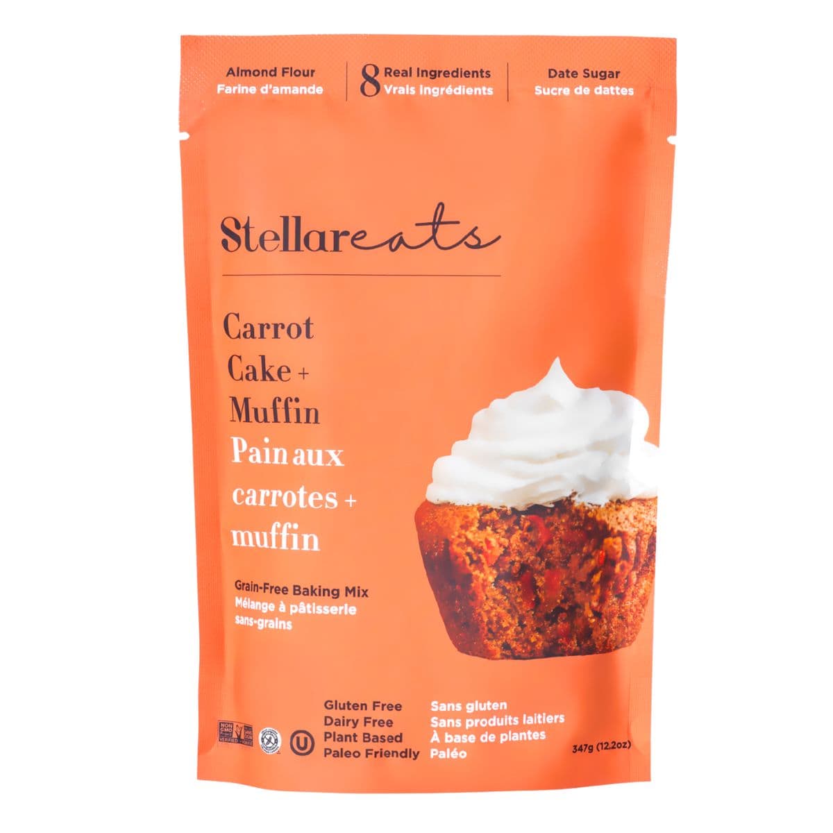 Stellar Eats Grain-Free Carrot Cake + Muffin Baking Mix, 347g
