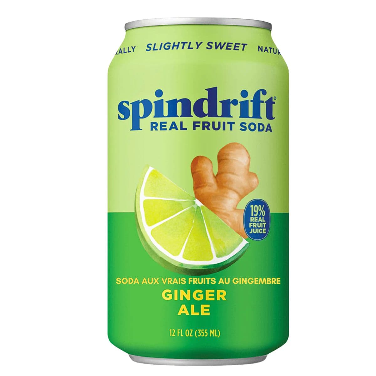 Spindrift Soda Ginger Ale, 355mL