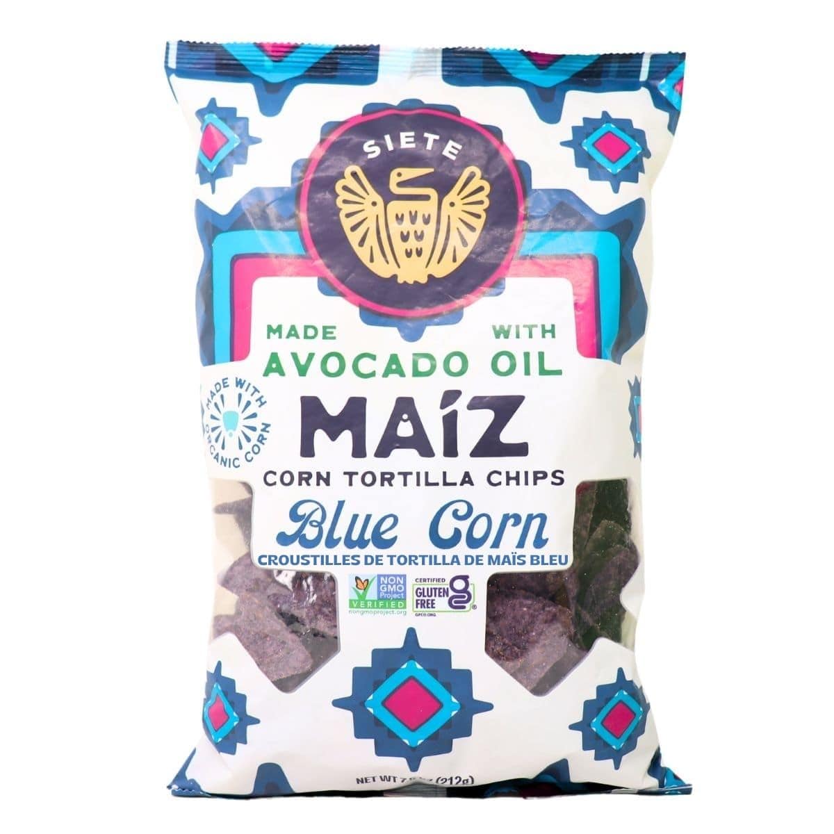 Siete Maiz Blue Corn Tortilla Chips, 212g