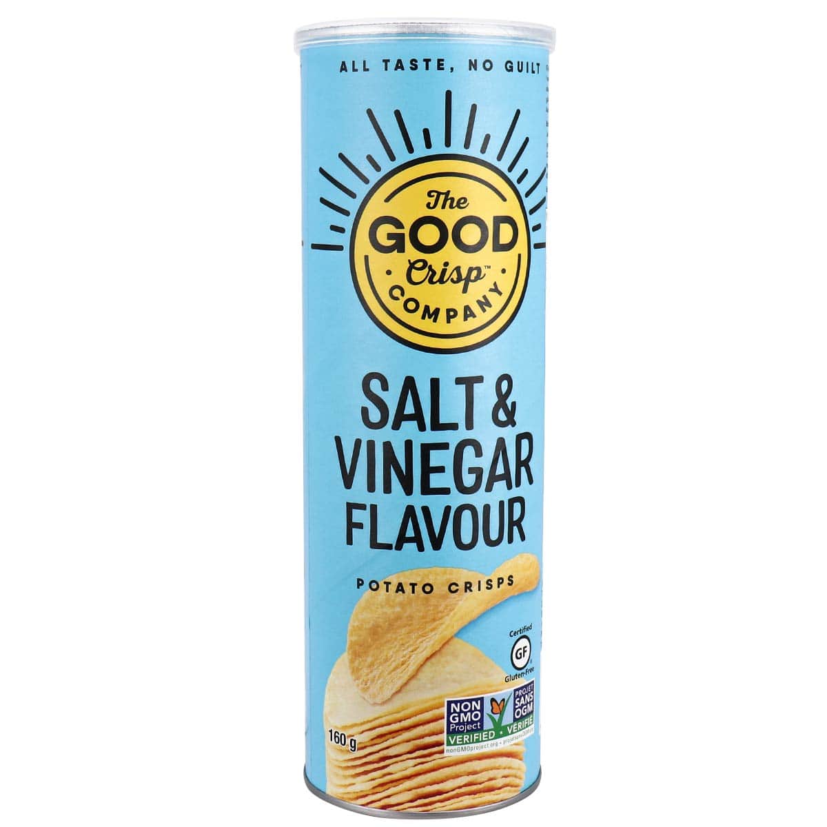 The Good Crisp Company Salt & Vinegar Potato Crisps, 160g