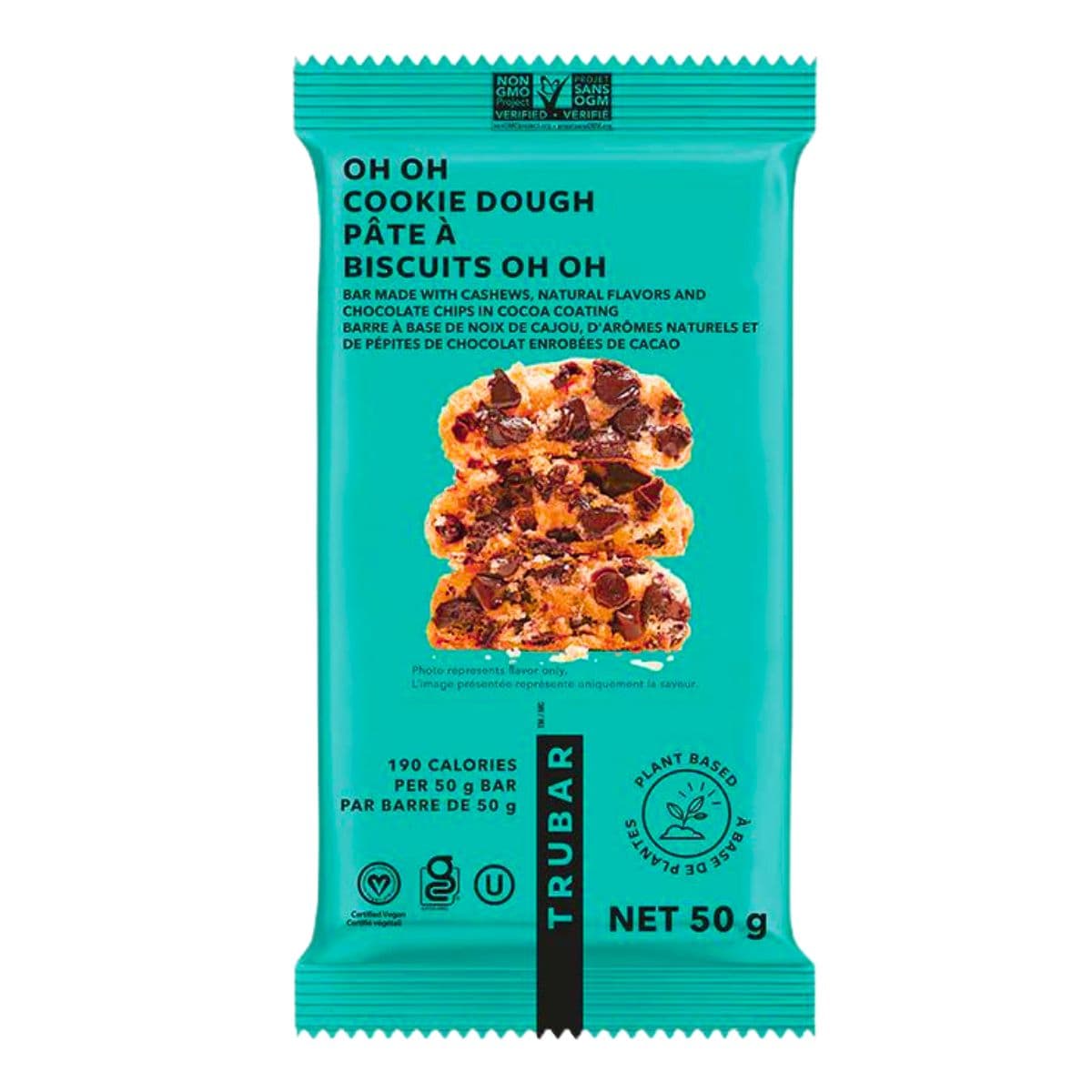 TRUBAR Plant-Based Snack Bar Oh Oh Cookie Dough, 50g