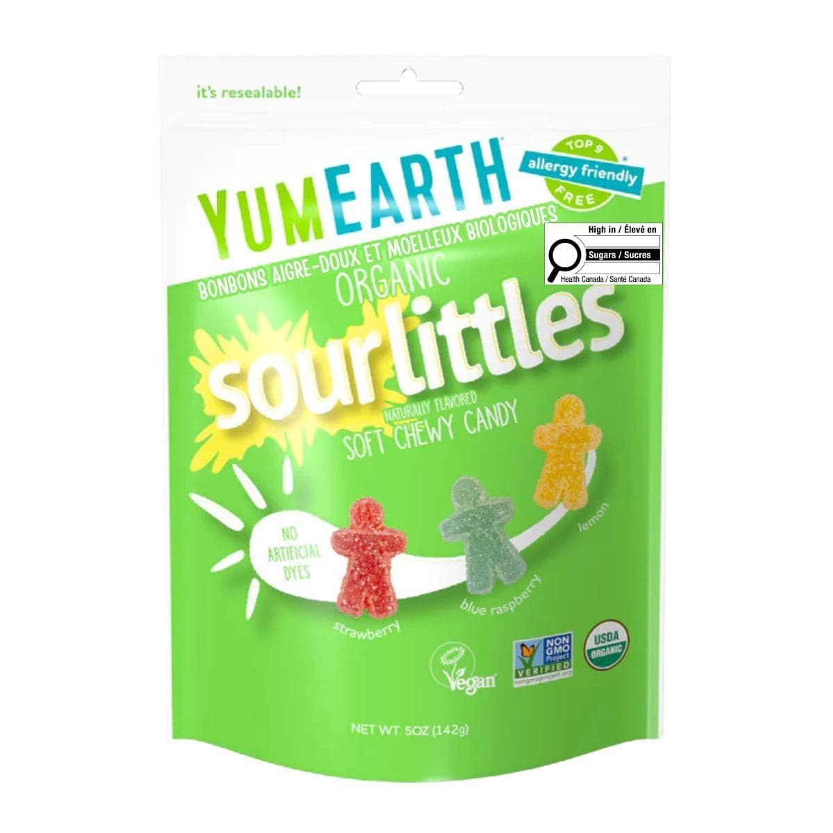 YumEarth Organic Sour Littles, 142g