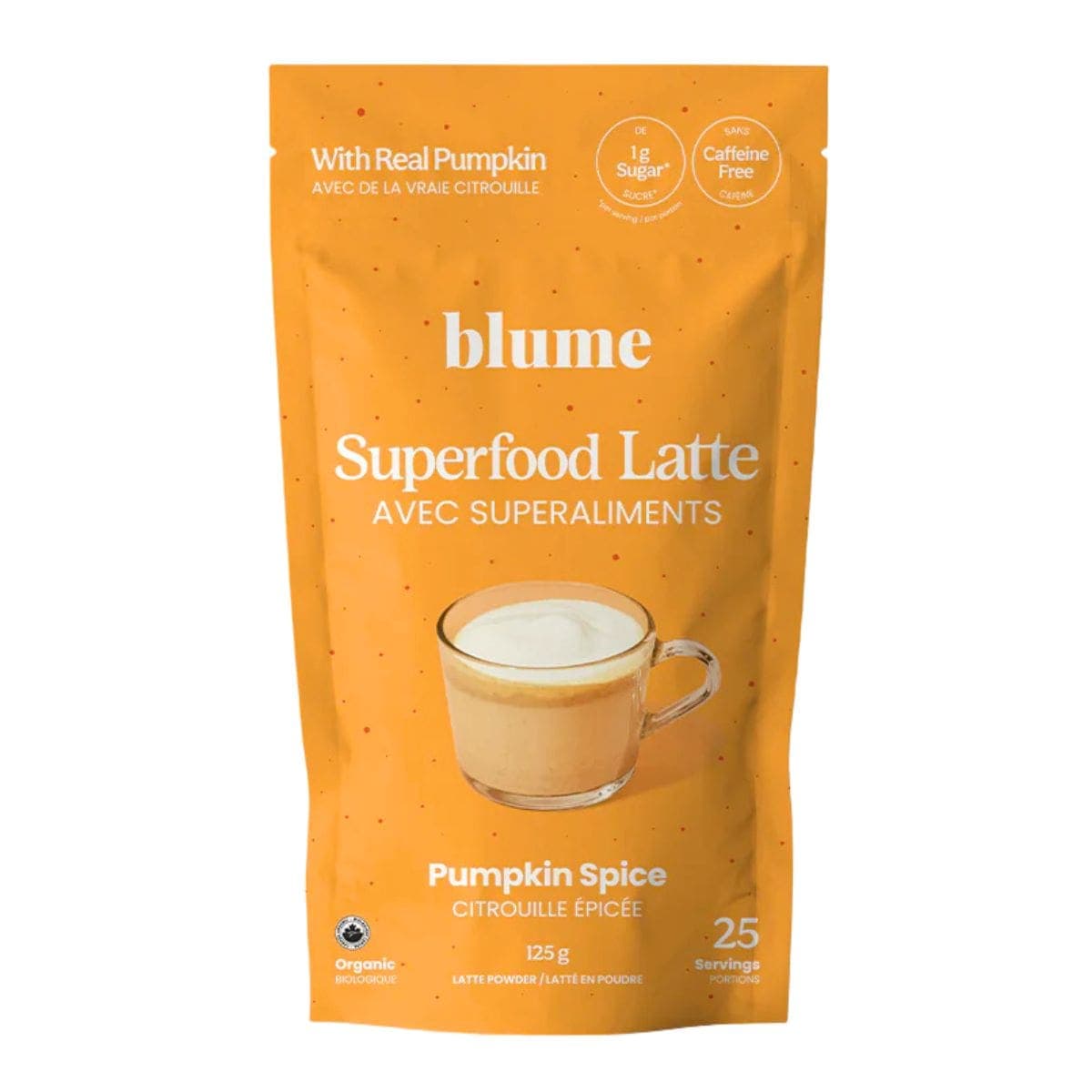 Blume Superfood Latte Pumpkin Spice with Real Pumpkin, 125 g