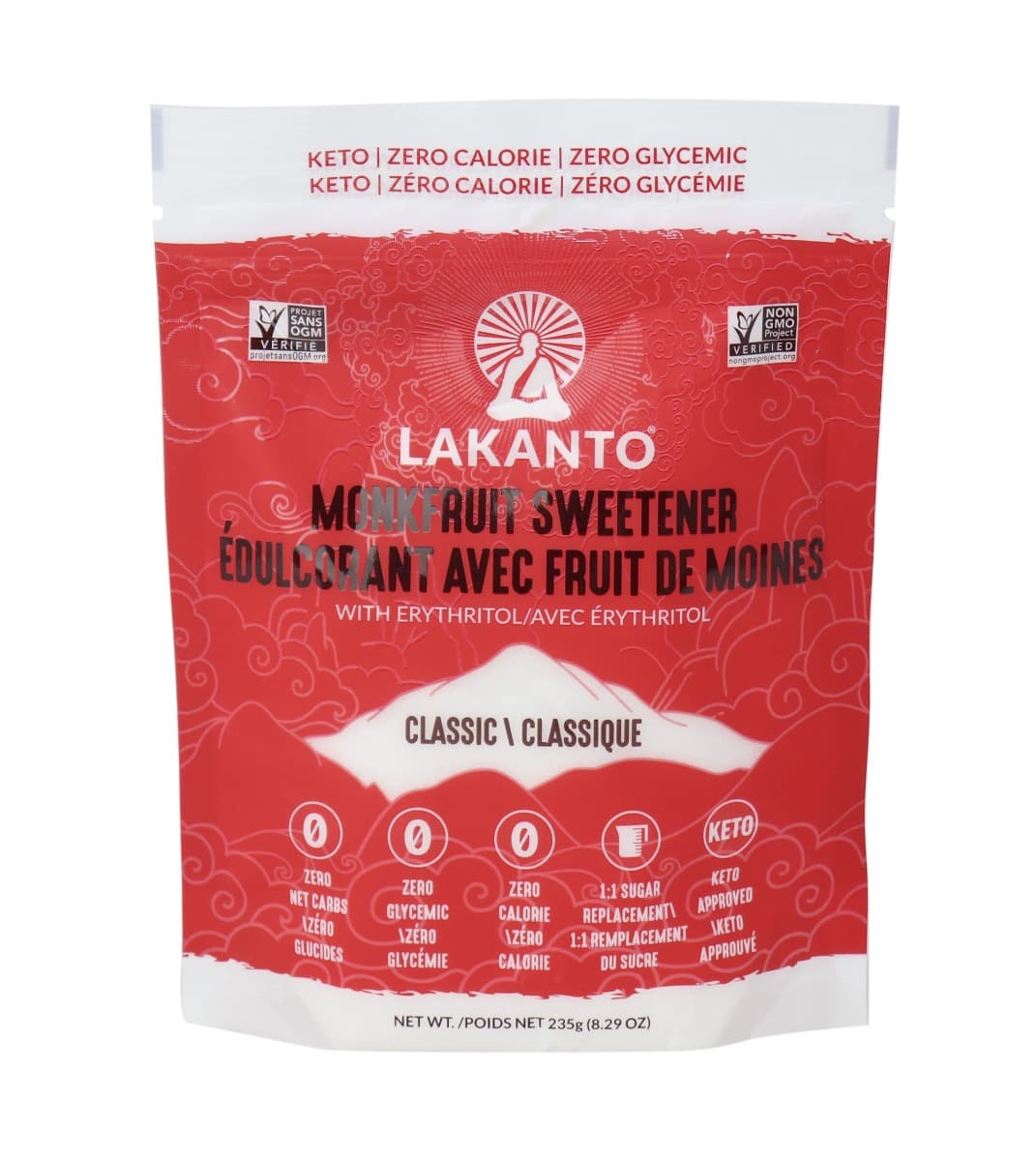 Lakanto Classic Monkfruit Sweetener, 235g