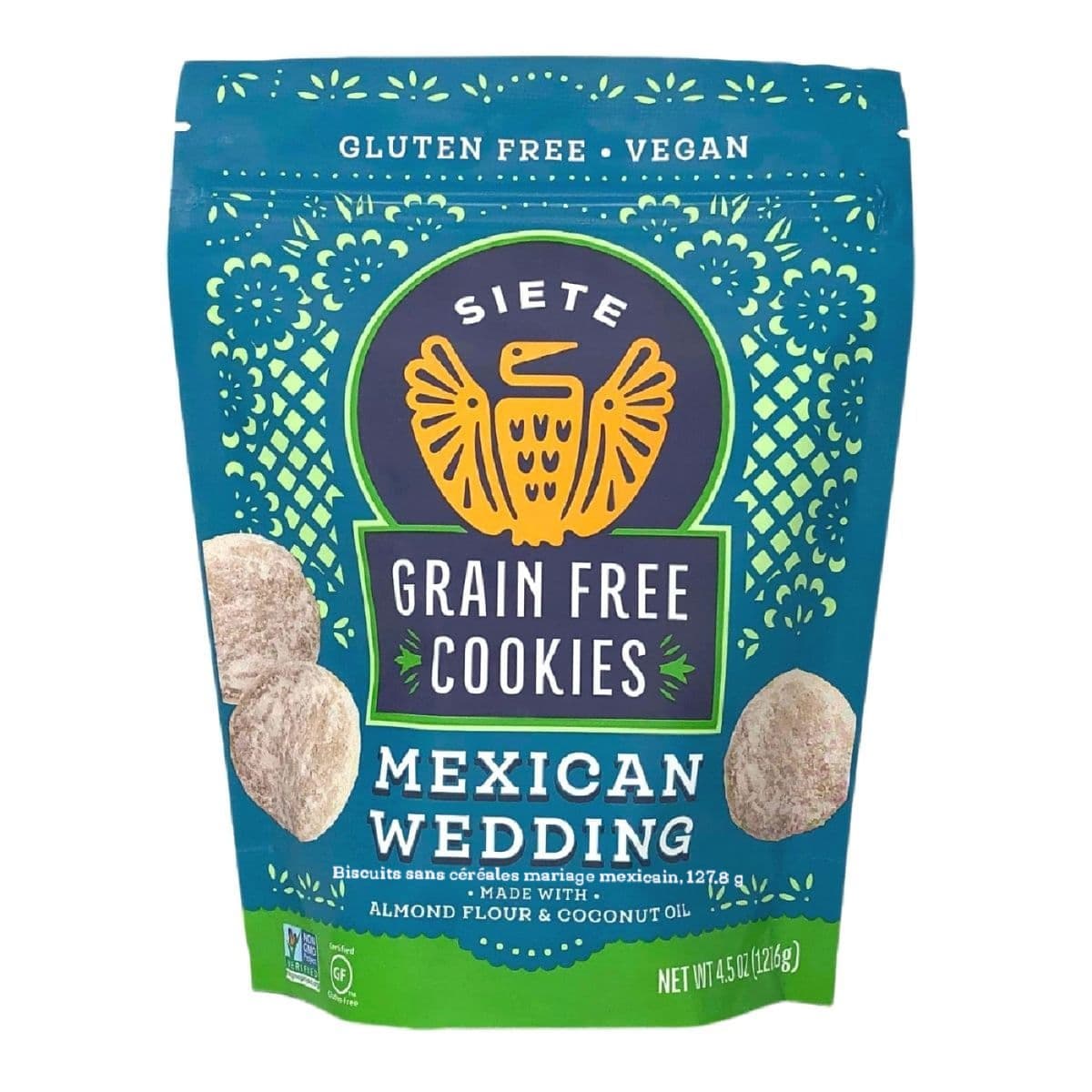 Siete Grain Free Cookies Mexican Wedding, 127.8g