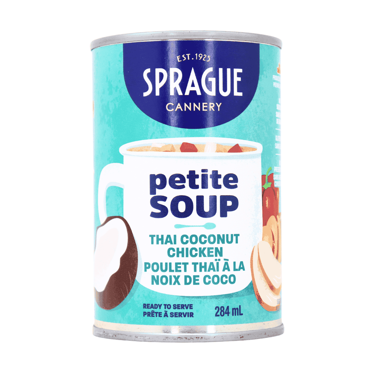 Sprague Ready-To-Serve Gluten-Free Petite Soup Thai Coconut Chicken, 284ml