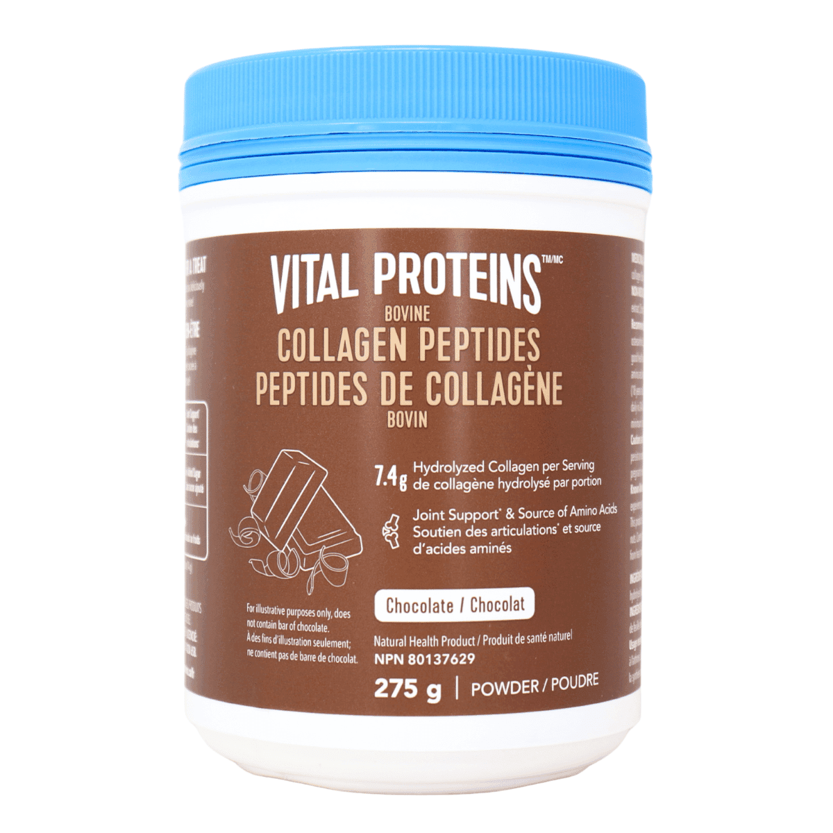 Vital Proteins Bovine Collagen Peptides Chocolate, 275 g