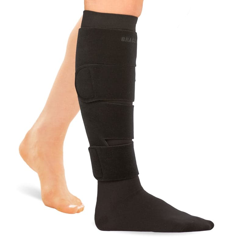 Lymphedema Leg Wrap | Compression Sleeve and Socks for Lower Extremity Swelling, Edema, Lymphatic Drainage - S
