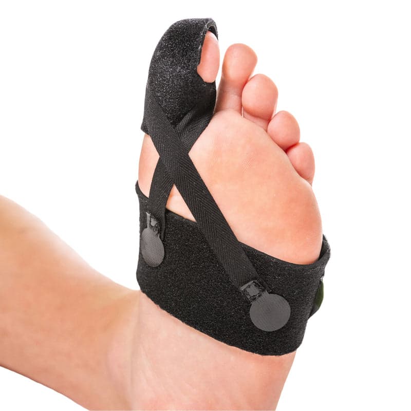 Turf Toe Brace | Soft Support Straps for Sprained Big Toe Treatment & Taping Alternative - Left