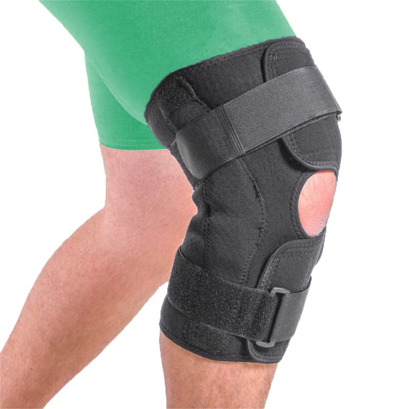 Wraparound Knee Brace | Plus Size 6X Hinged Support for Obese Men & Big Women with Large Legs in Pain - 6XL