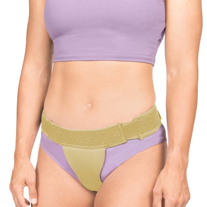 Pelvic Pro | Patented Uterus Prolapse Support Belt for Dropped Bladder or Cervix, Vulvar Varicosities & SPD (FINAL SALE) - S Beige
