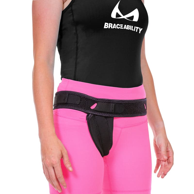 Inguinal Hernia Belt for Women or Men | Groin Support Truss for Bilateral Femoral Hernias in Females or Males - S