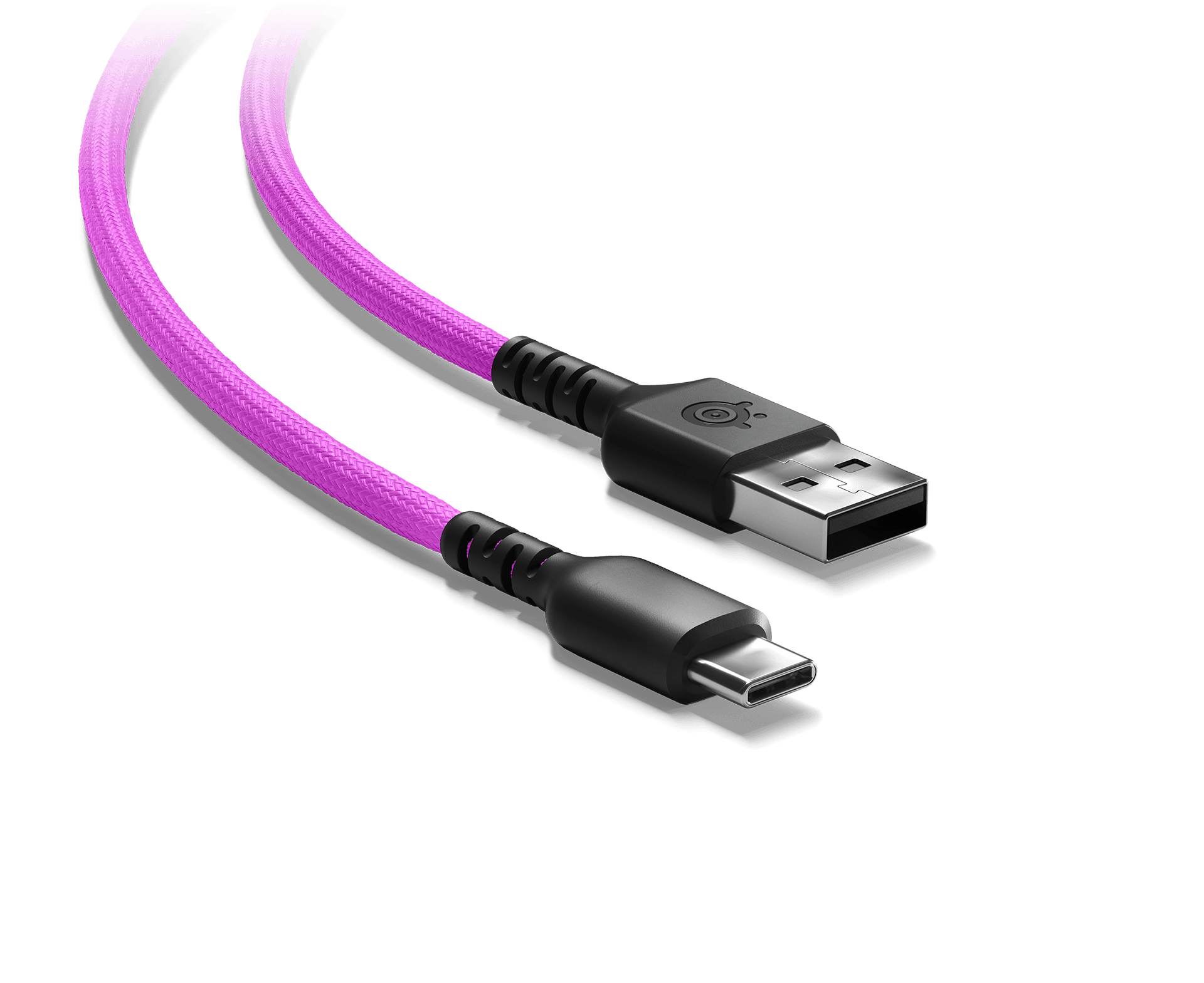 SteelSeries Aerox 3 Super Mesh Cable A a C - Morado - 1,8 m