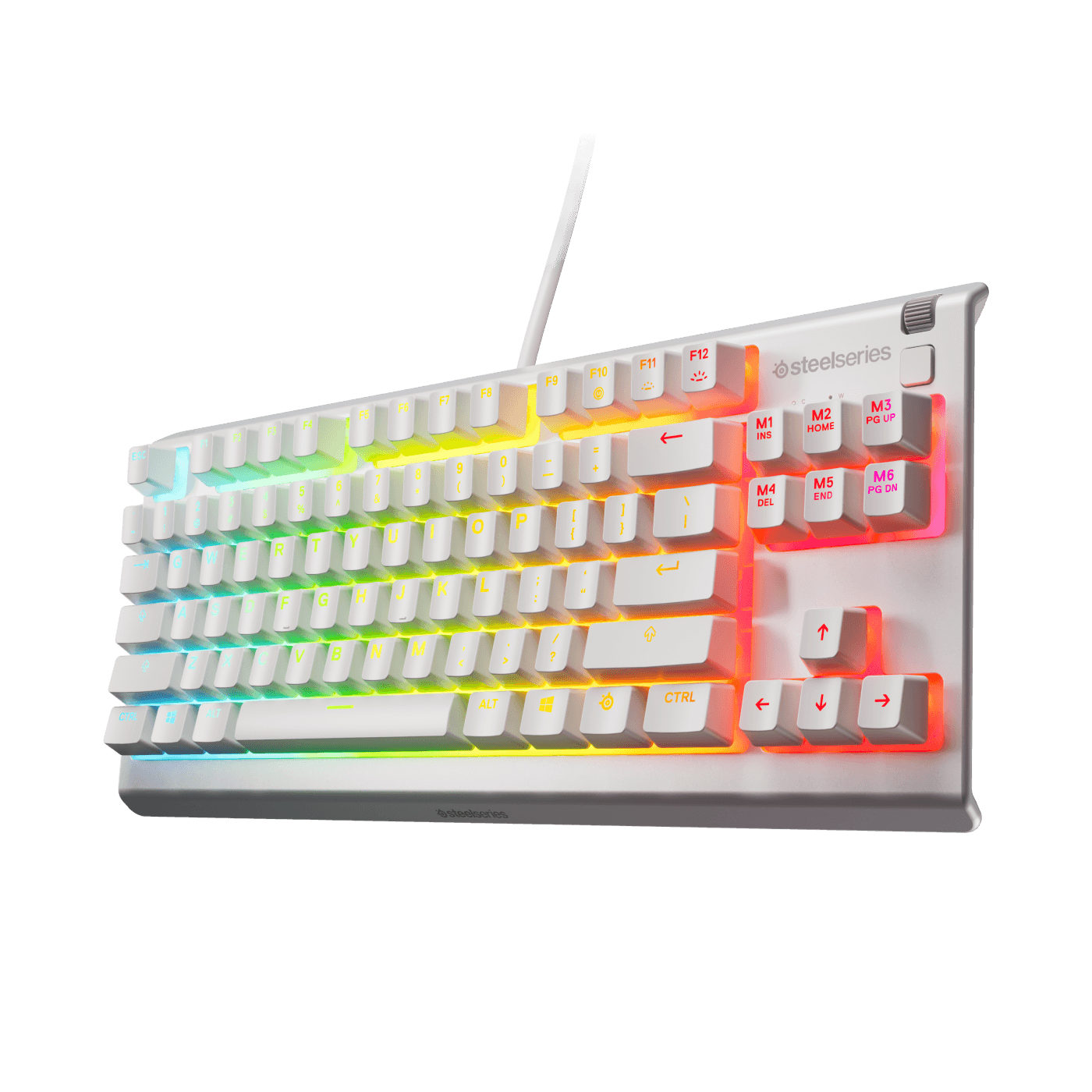 SteelSeries Apex 3 TKL Gaming Keyboard | Hvit - DE
