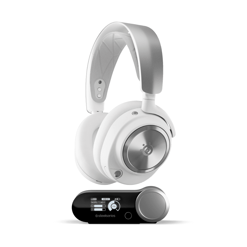 SteelSeries Arctis Nova Pro Wireless Gaming Headset for PlayStation & PC | White
