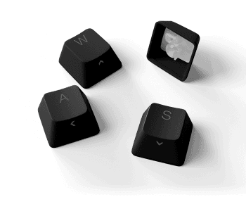 PBT-tastaturknapper: Sort