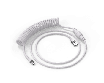 Coiled Cable: White
