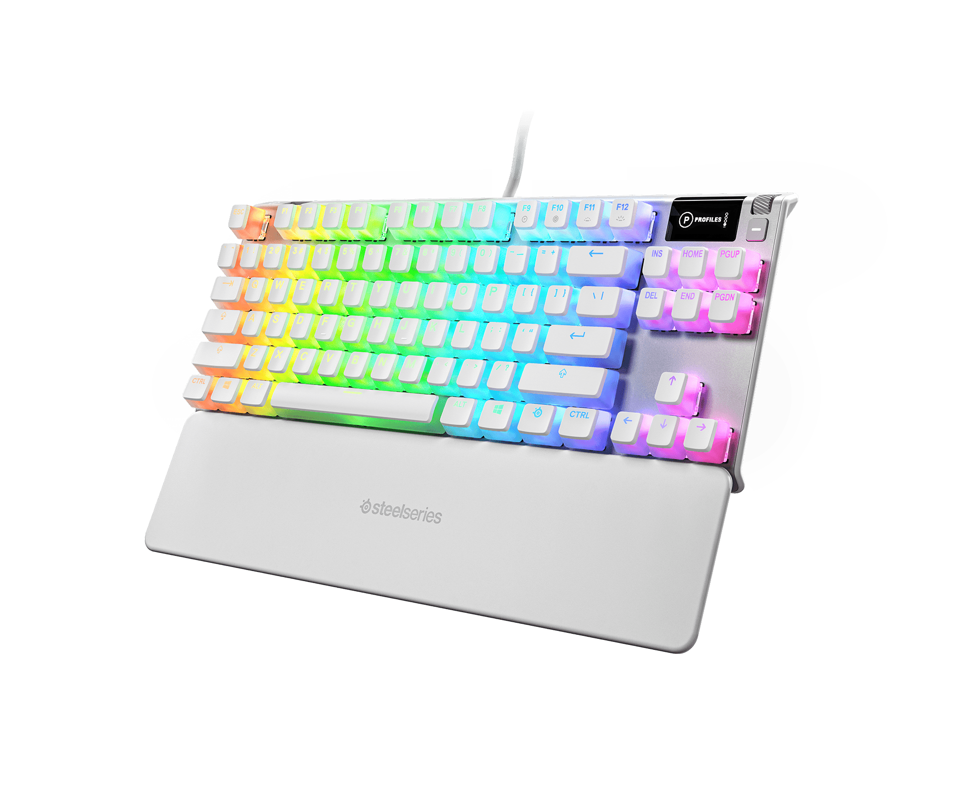 SteelSeries Apex 7 Ghost TKL Gaming Keyboard - US