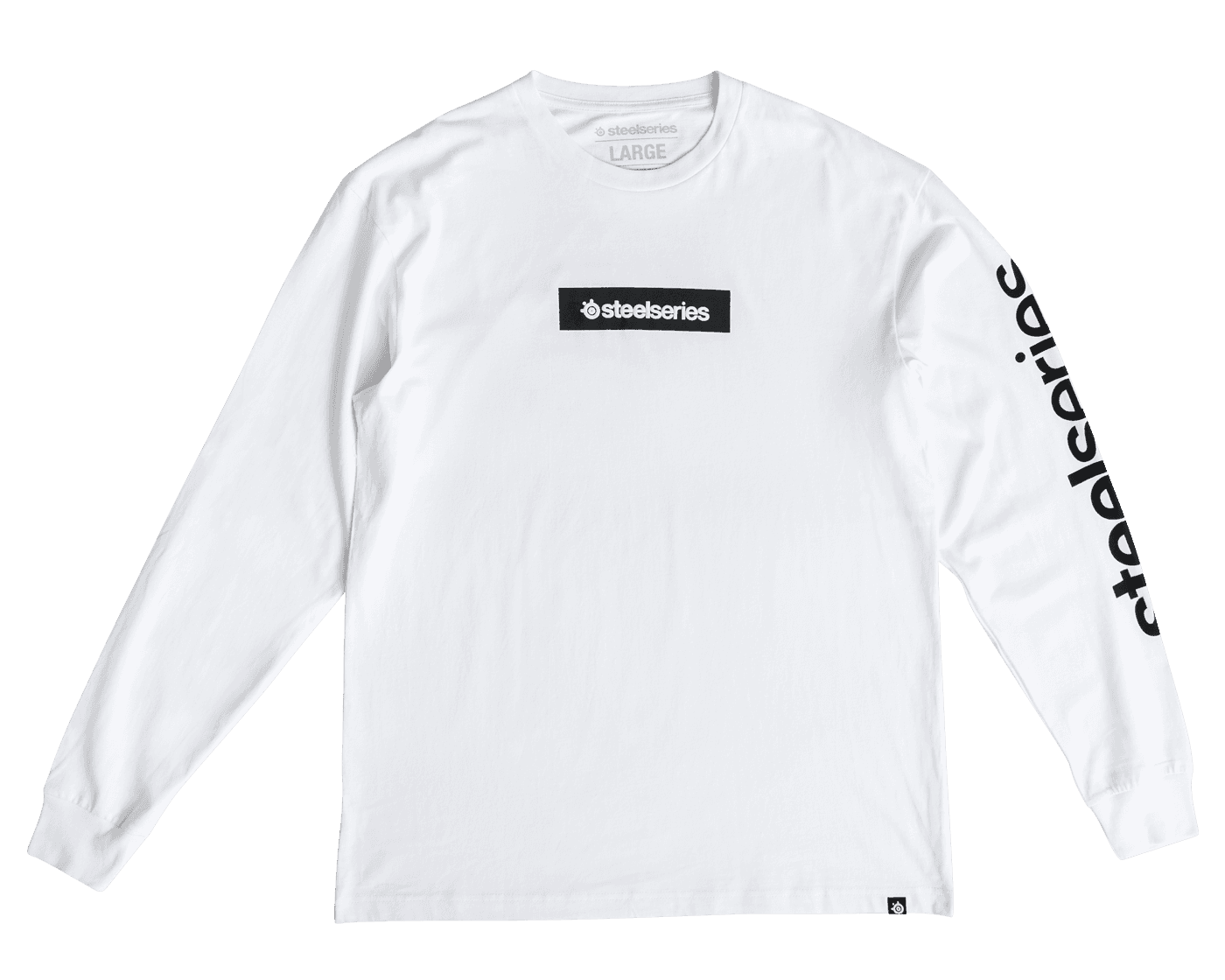 Men's Long-Sleeve T-Shirt: White: XXL