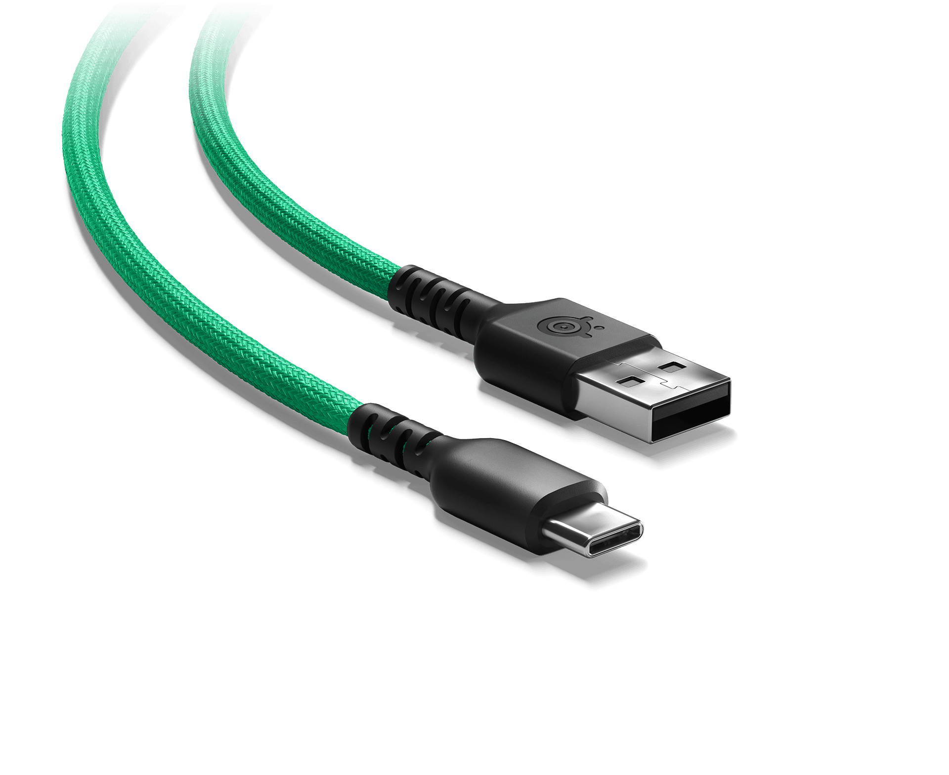 SteelSeries Aerox 3 Super Mesh Cable A to C - Green - 1.8 m