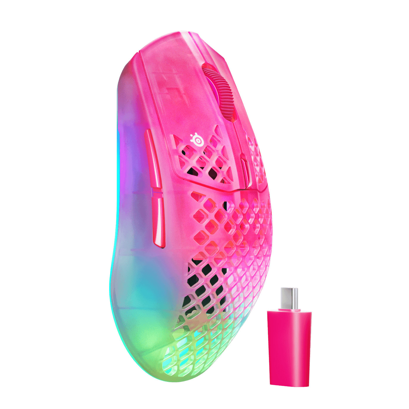 SteelSeries Aerox 3 Wireless Gen 2 Gaming Mouse | Magenta Haze