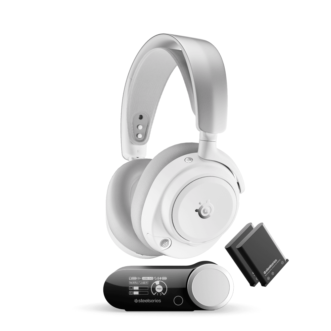 SteelSeries Arctis Nova Pro Omni Gaming Headset | White