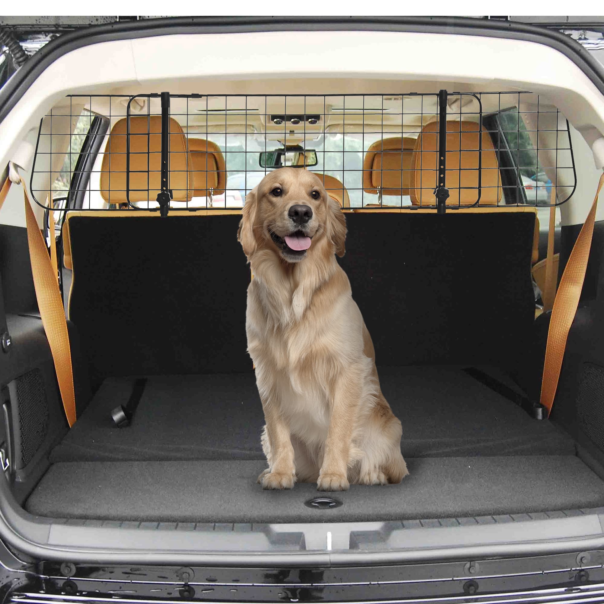 PawHut Adjustable Dog Car Barrier, Heavy Duty Dog Fence Car Safety Guard Gate for SUV, Vans, Trucks | Aosom Canada