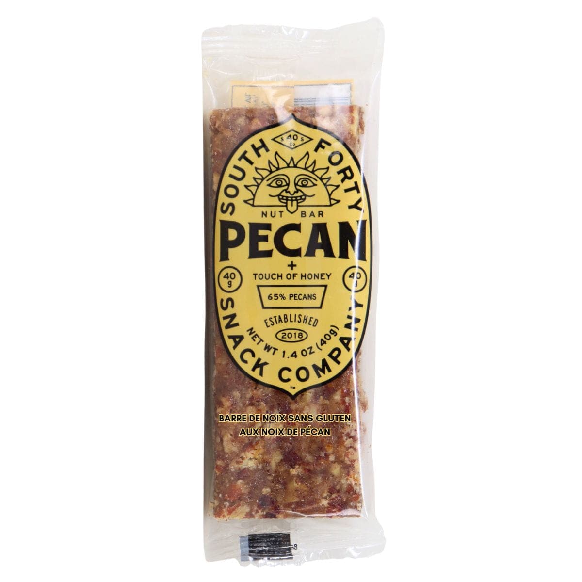 South Forty Snack Company Gluten-Free Nut Bar Pecan, 40g