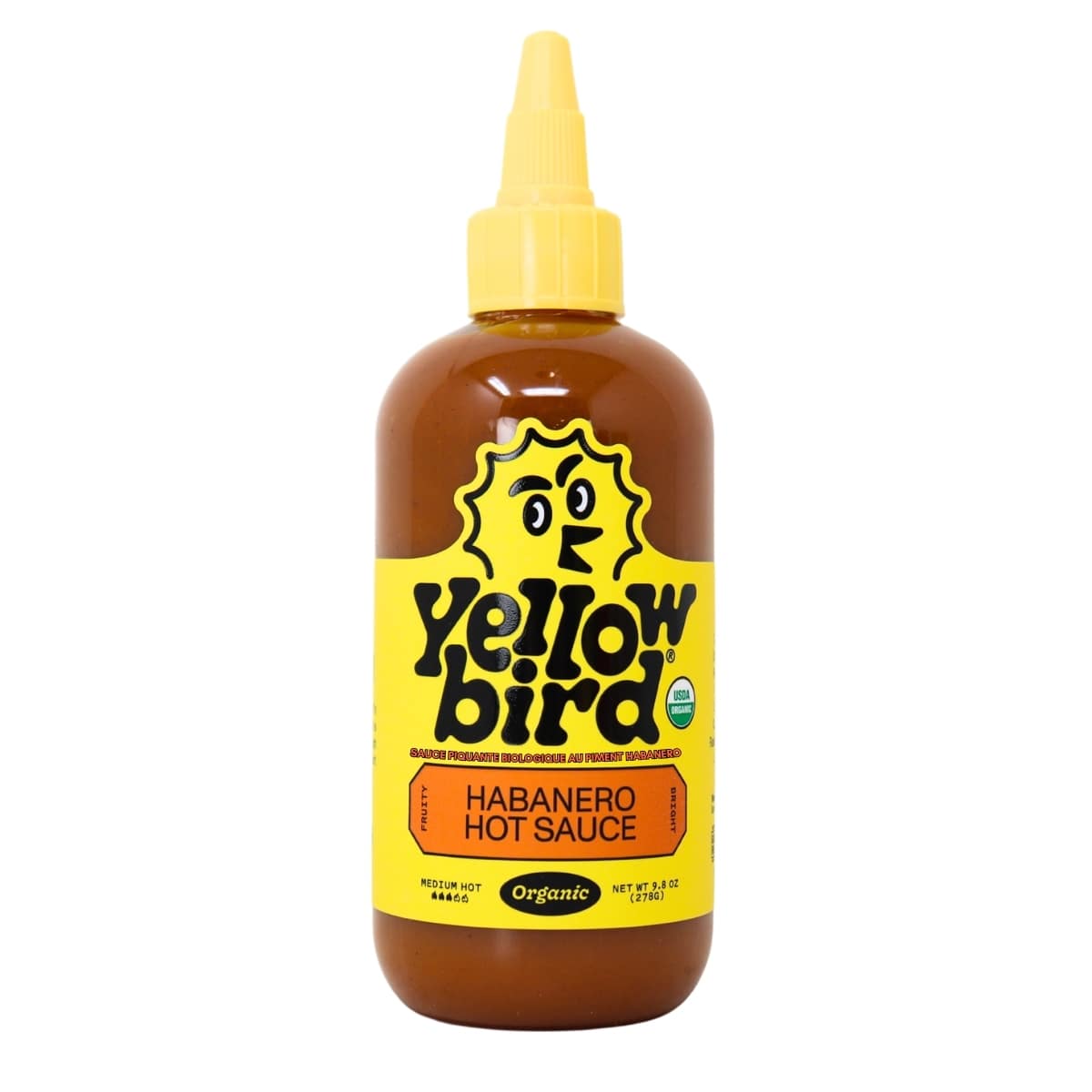 Yellowbird Organic Habanero Hot Sauce, 278 g