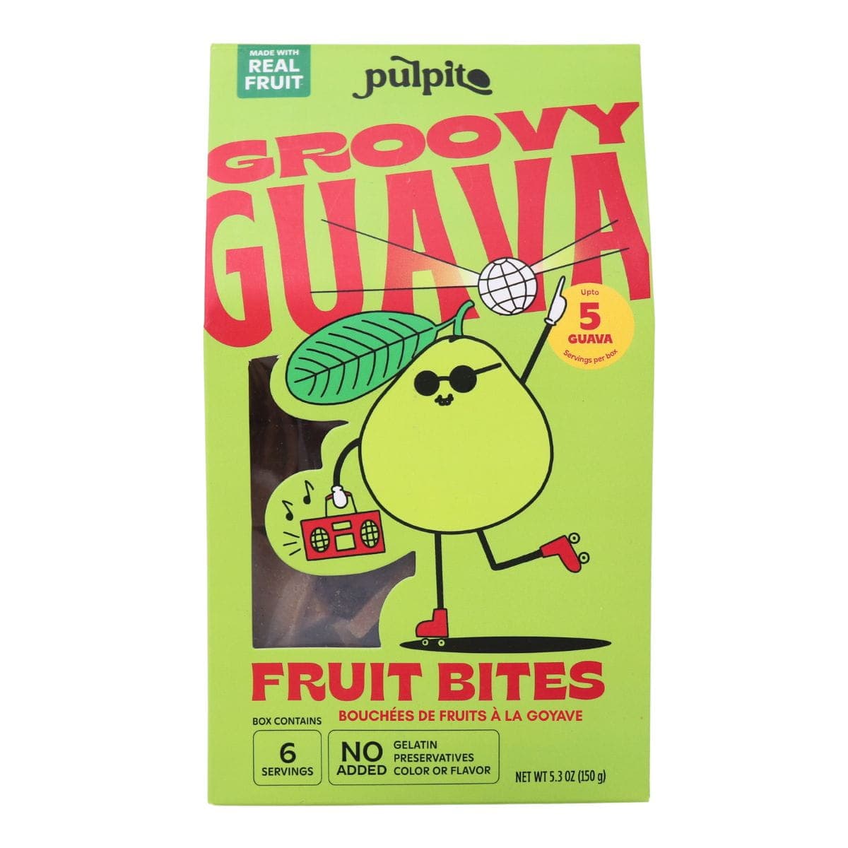 Pulpito Fruit Bites Groovy Guava, 150g