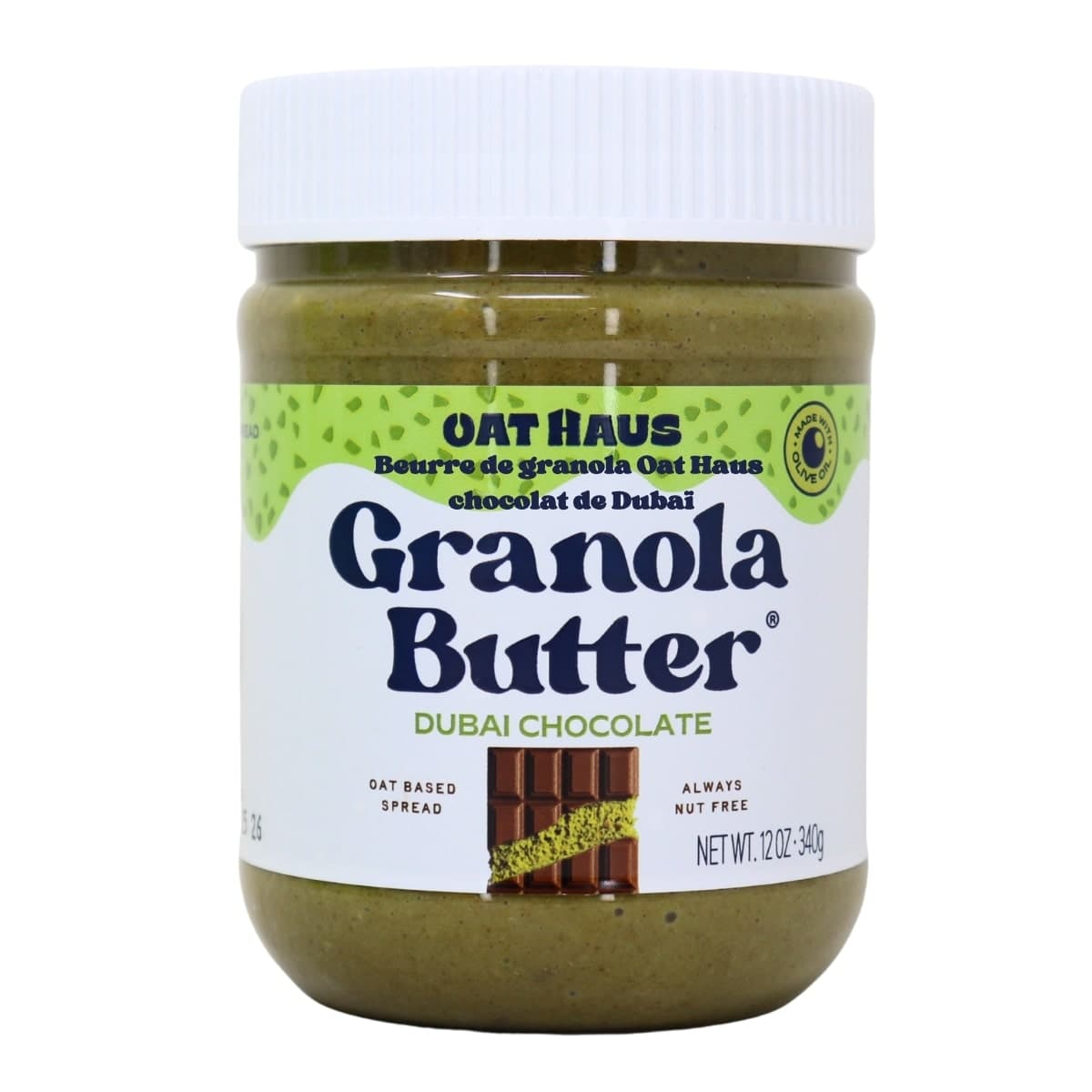 Oat Haus Granola Butter Dubai Chocolate, 340g