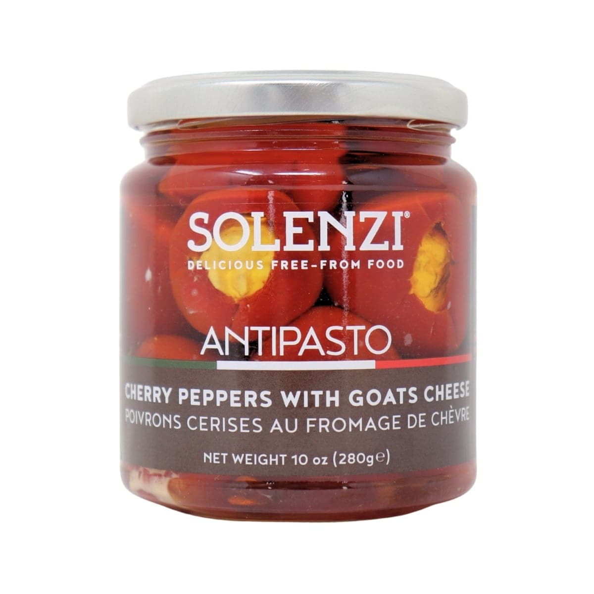 SOLENZI Antipasto Cherry peppers with Goat Cheese, 280 g