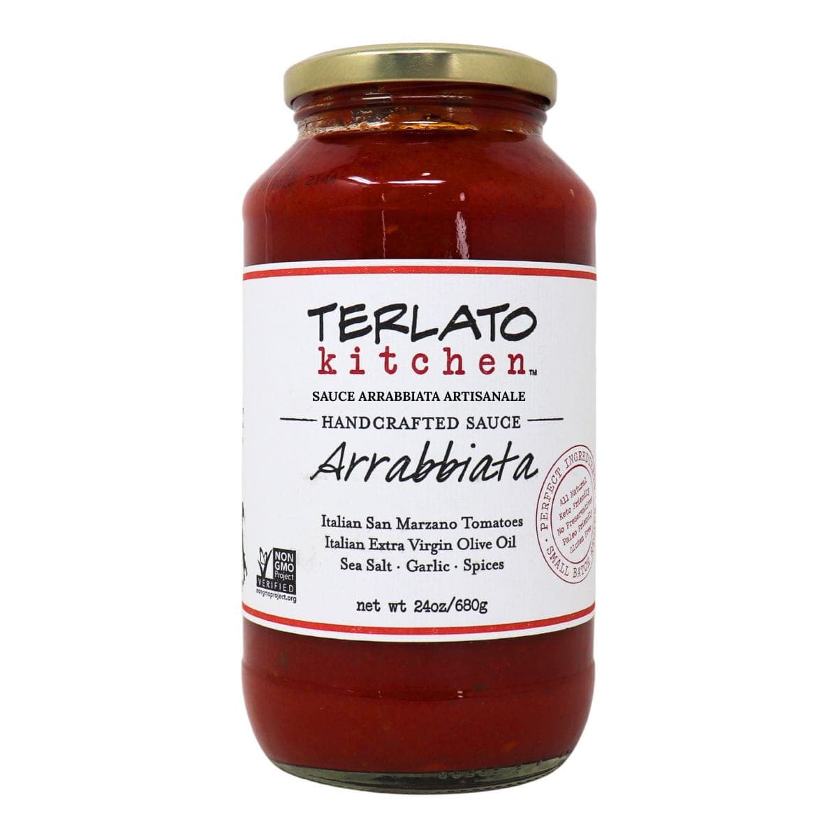 Terlato Kitchen Handcrafted Sauce Arrabbiata, 680g