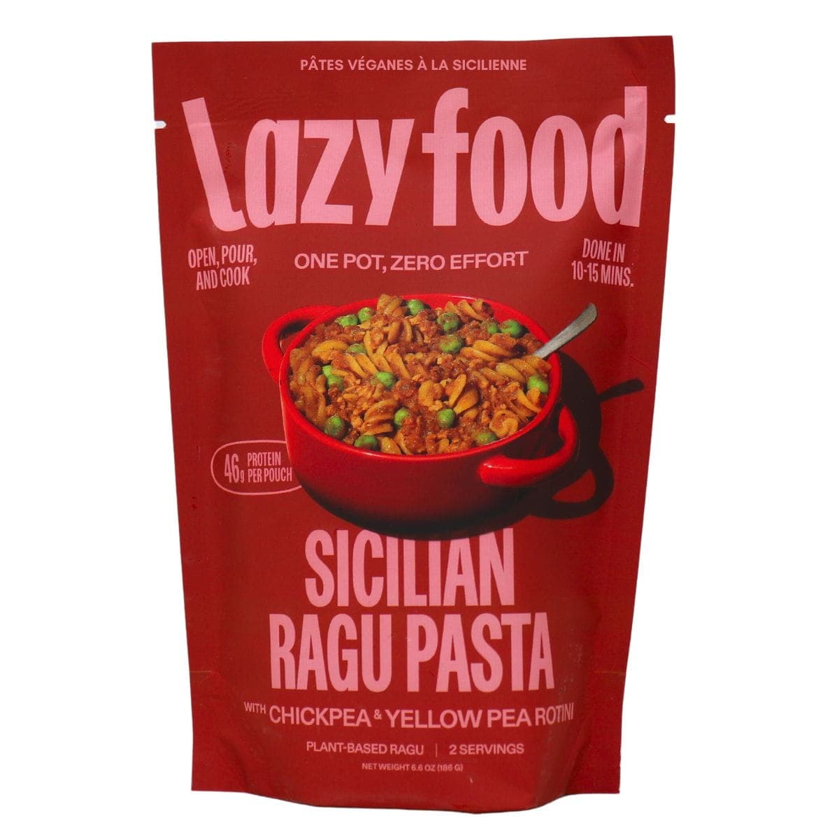 Lazy Food Vegan Gluten-Free Sicilian Ragu Pasta, 186g