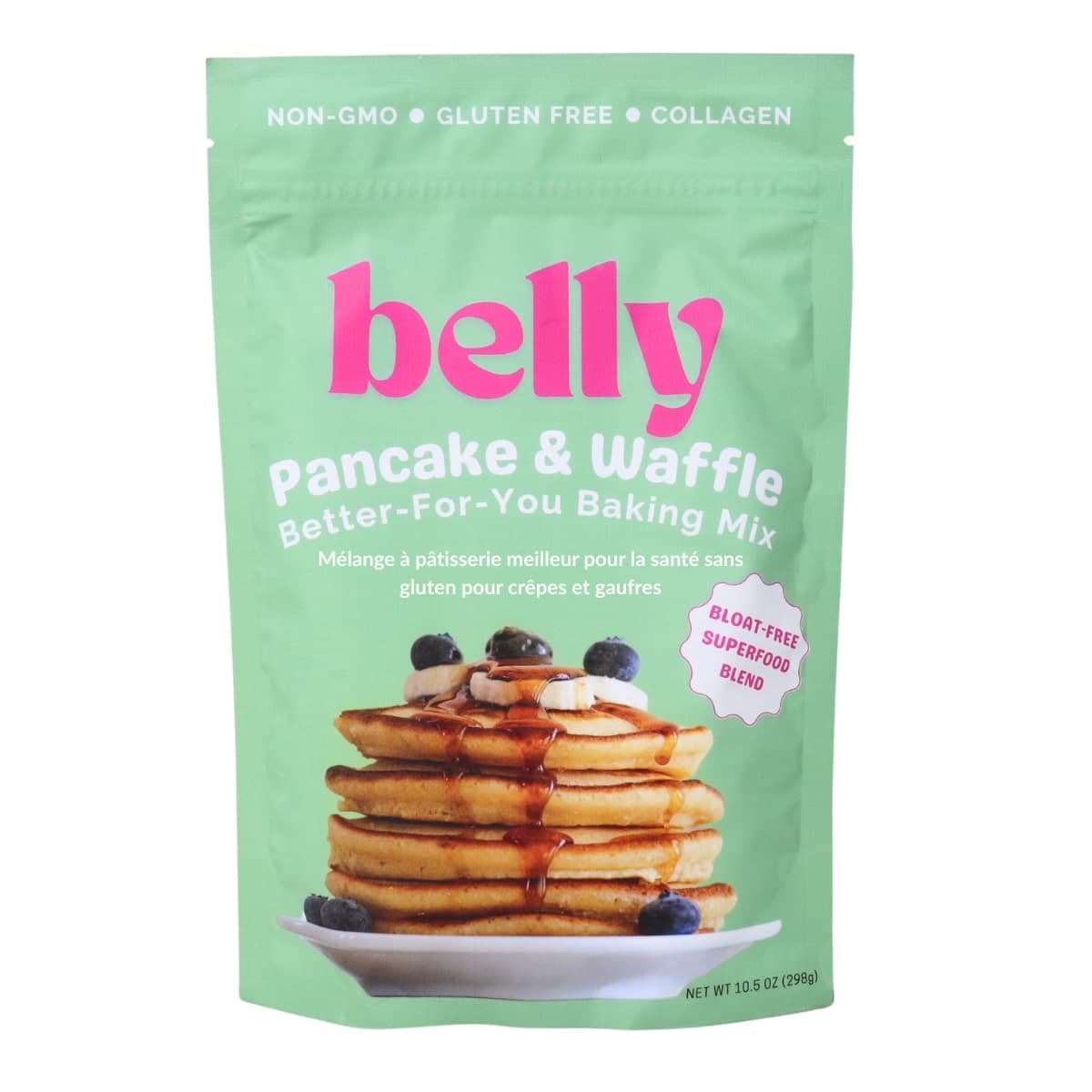 Belly Gluten-Free Pancake & Waffle Better-For-You Baking Mix, 298 g