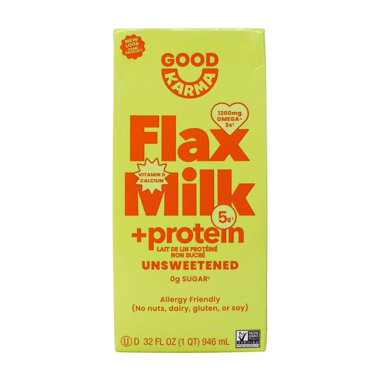Good Karma Protein Flax Milk Unsweetened, 946 mL