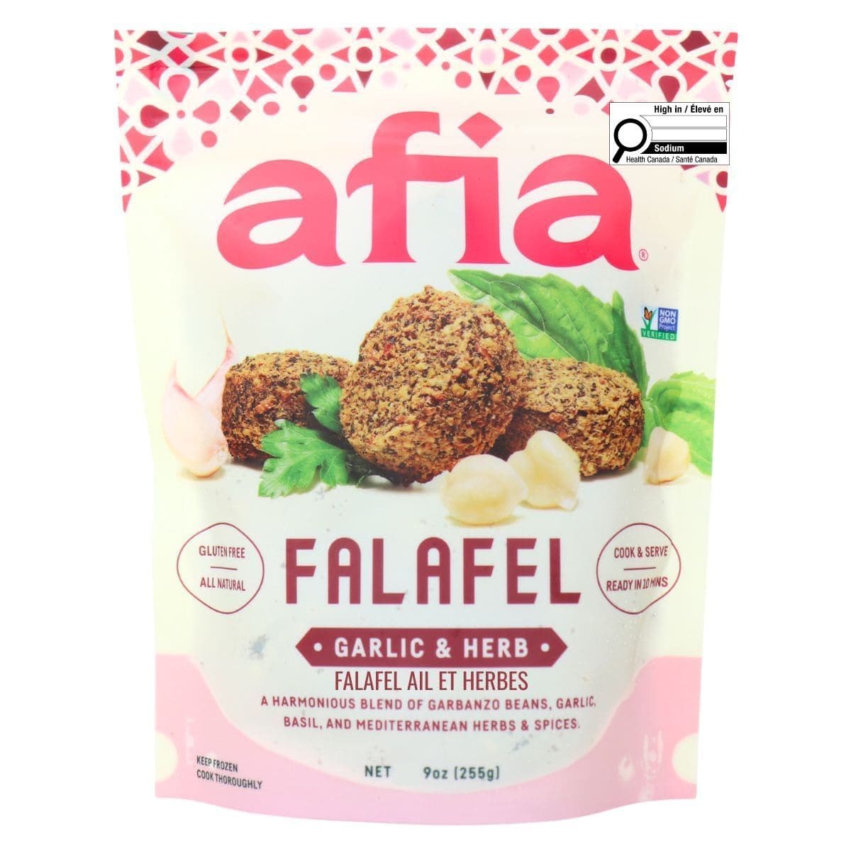 Afia Gluten-Free Falafel Garlic & Herb, 255 g
