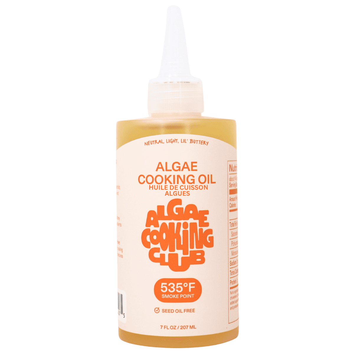 Algae Cooking Club Algae Cooking Oil Chef Squeeze, 207 ml
