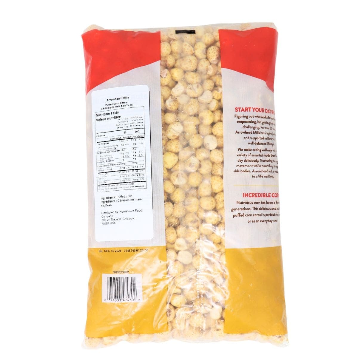 Arrowhead Mills Puffed Corn Cereal, 170g