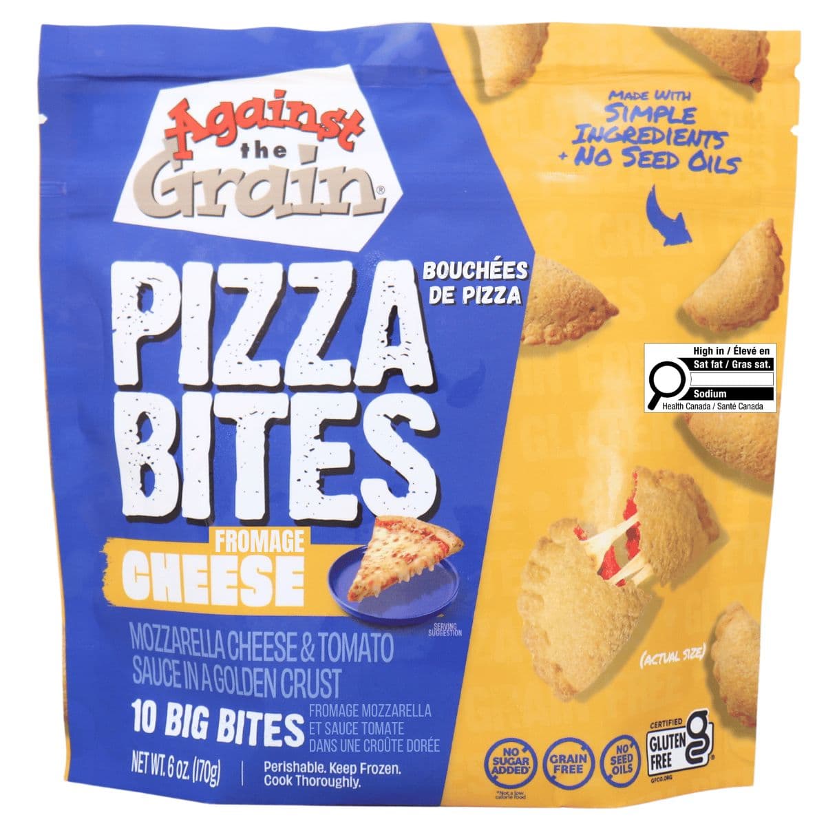 Against The Grain Grain-Free Cheese Pizza Bites, 170 g