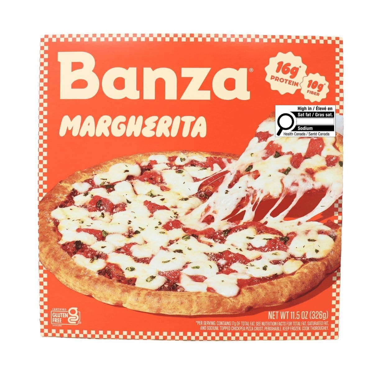 Banza Gluten-Free Chickpea Pizza Margherita, 326g