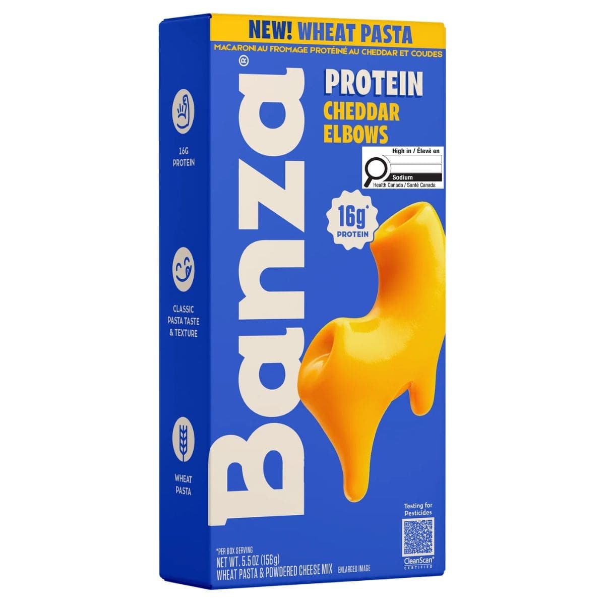 Banza Protein Mac & Cheese Cheddar Elbows, 156g