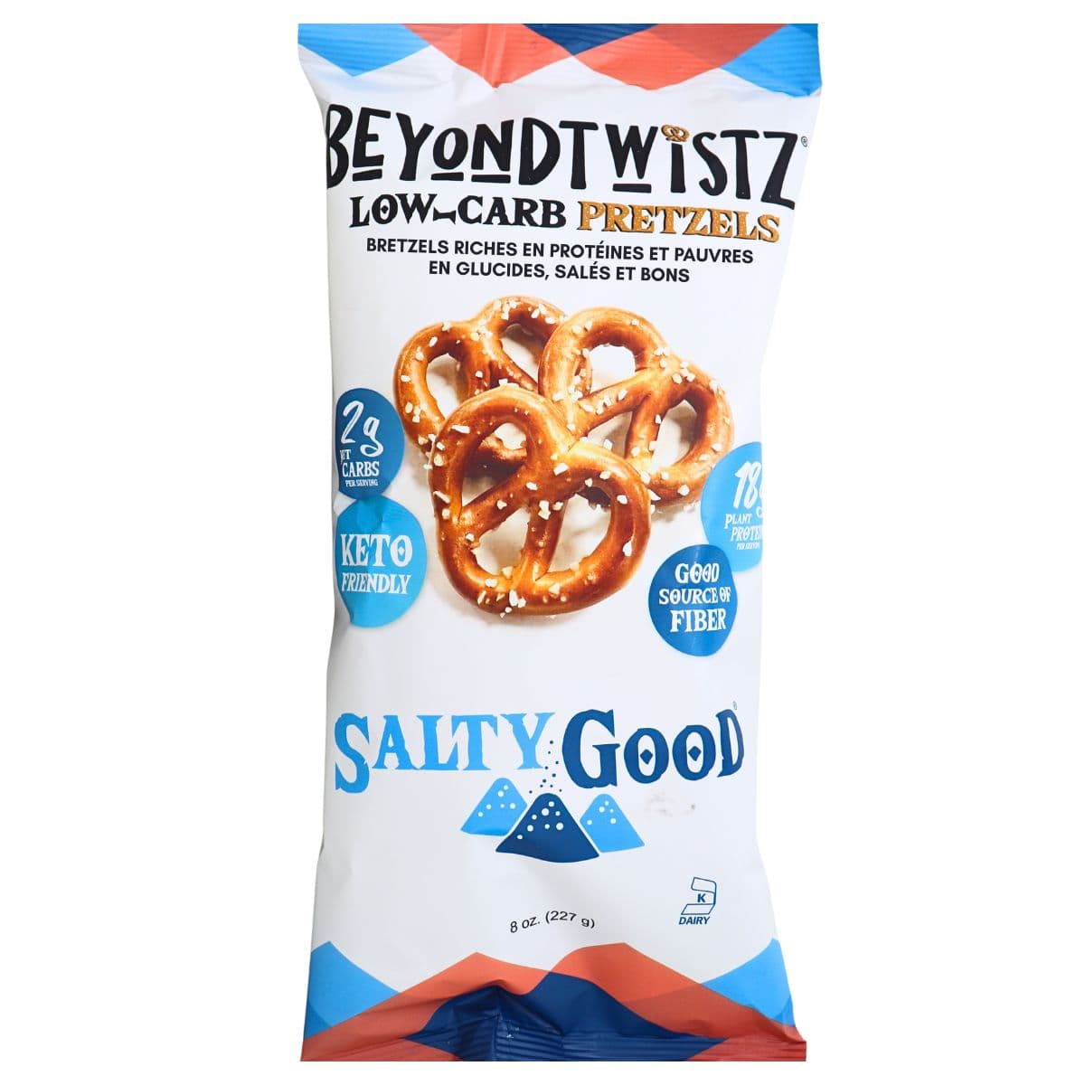 Beyond Twistz High Protein Low Carb Pretzels Salty Good, 227g