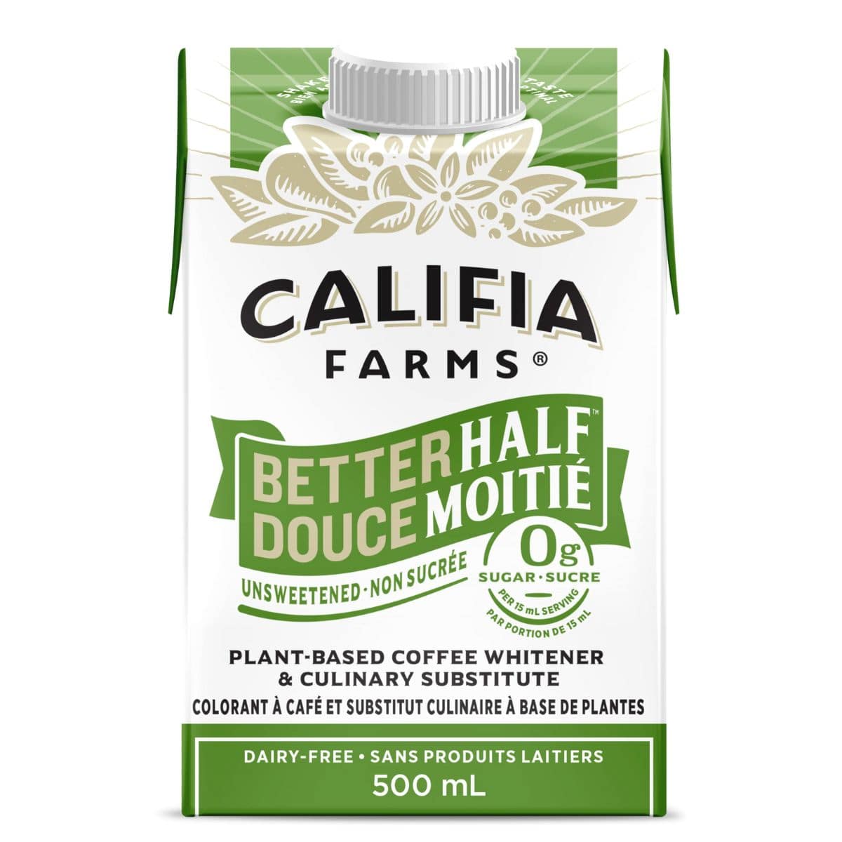 Califia Farms Coconut Cream & Almond Milk Better Half Unsweetened, 500ml