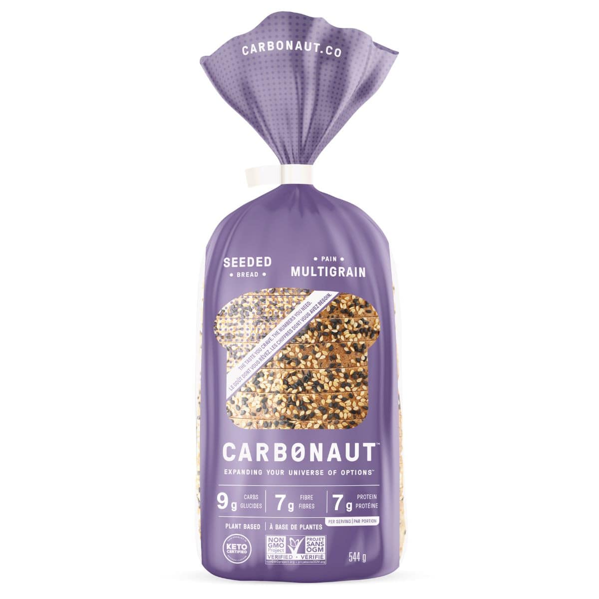 Carbonaut Keto Seeded Multigrain Bread, 544g