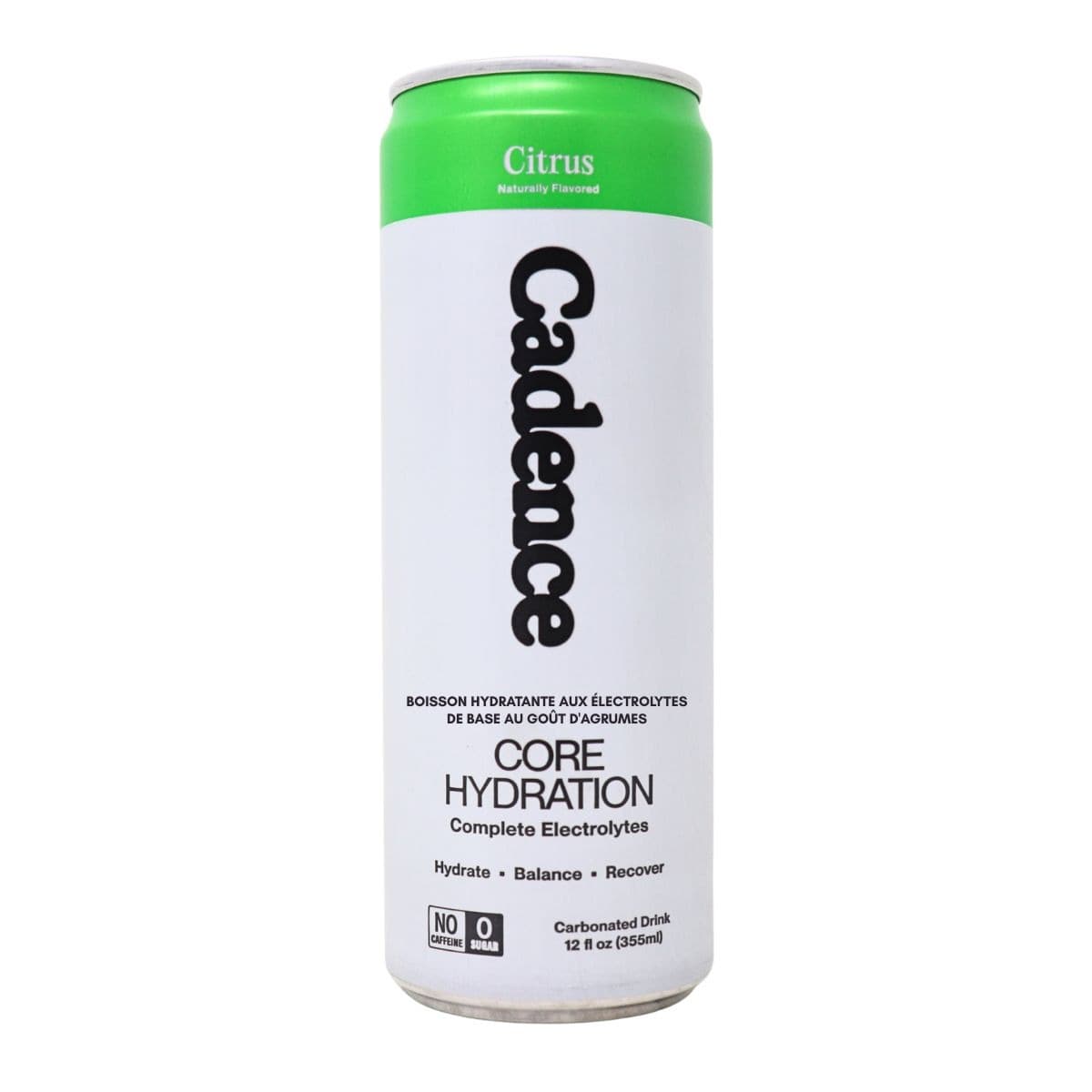 Cadence Core Electrolyte Hydration Drink Citrus, 355 mL
