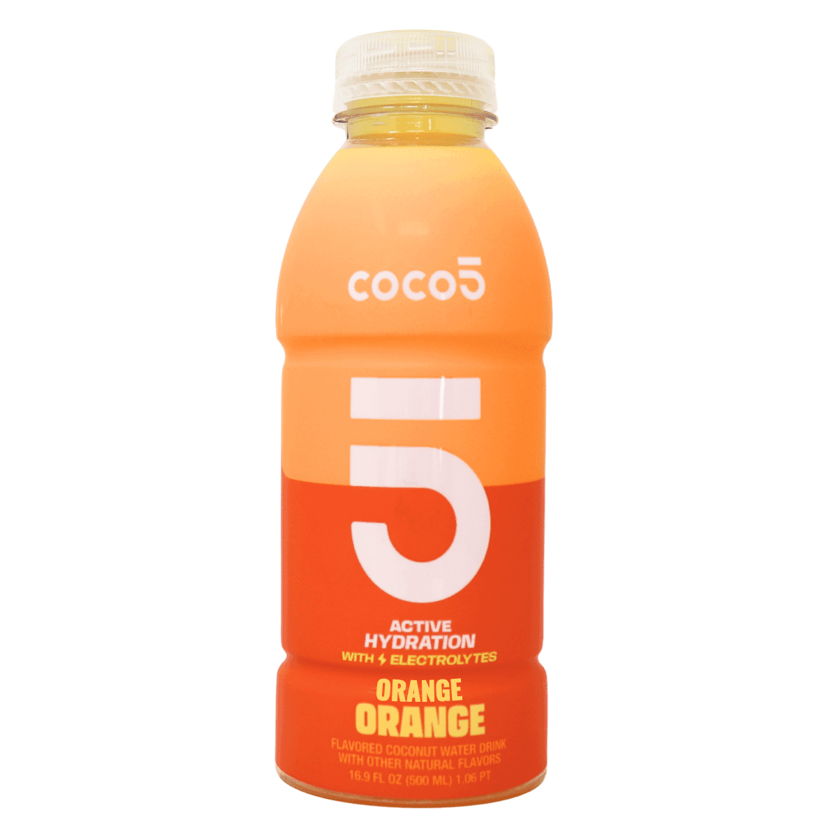 COCO5 Active Hydration With Electrolytes Coconut Water Orange, 500 mL