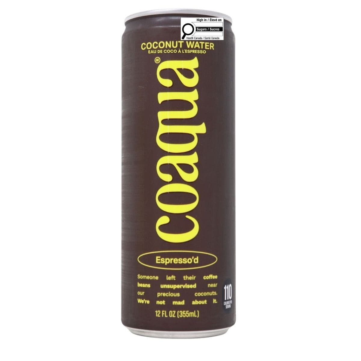 CoAqua Coconut Water Espresso’d, 355 mL